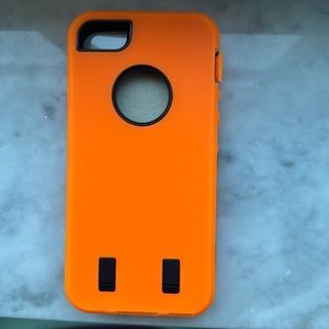 iPhone 5/5s/SE orange and black case